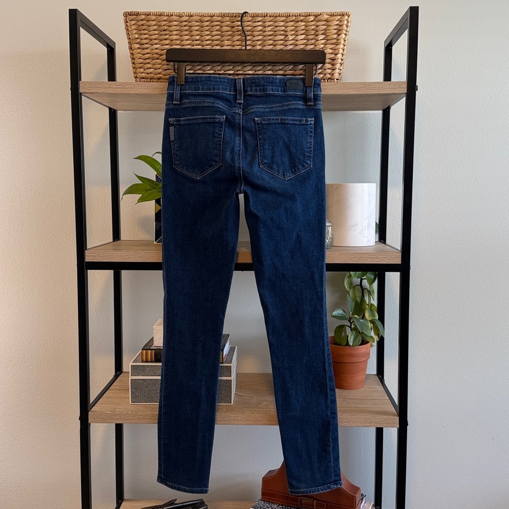 Paige Mid-Rise Skyline Ankle Peg Leg Jeans, 26 - Picture 4 of 8